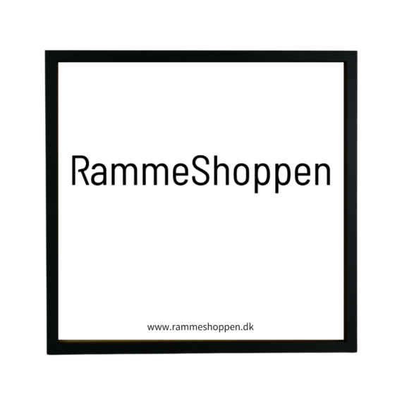 LP ramme i sort front LP ramme i sort front