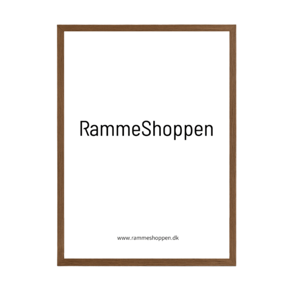 Valnød ramme - Fjord rammeserie - Produktbillede Valnød ramme - Fjord rammeserie - Produktbillede