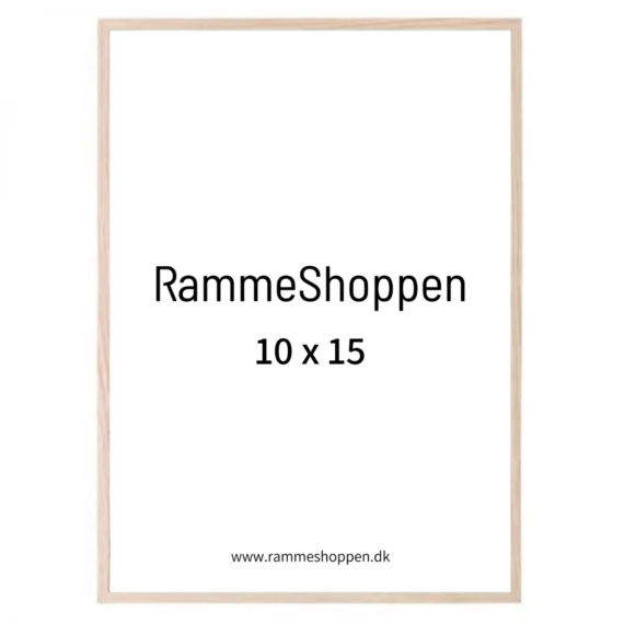 Massiv egetræsrammer i størrelse 10x15 cm - Type 320 Frontbillede