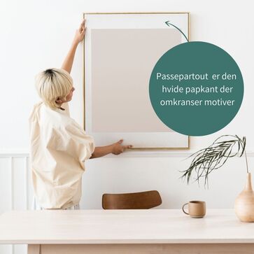 Passepartout den hvide papkant der omkranser dit motiv